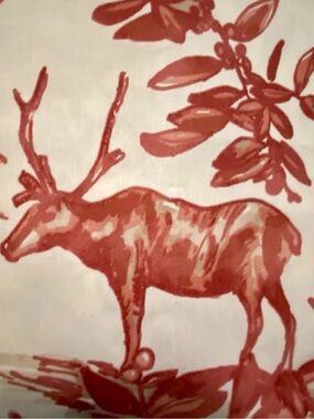 Pottery Barn Alpine Toile Deer king Duvet cover